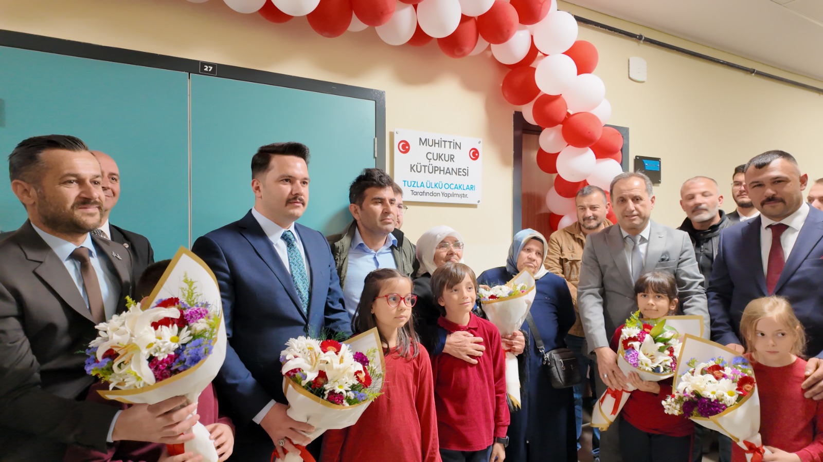 Tuzla Ülkü Ocakları’ndan Muhittin Çukur Anısına Kütüphane