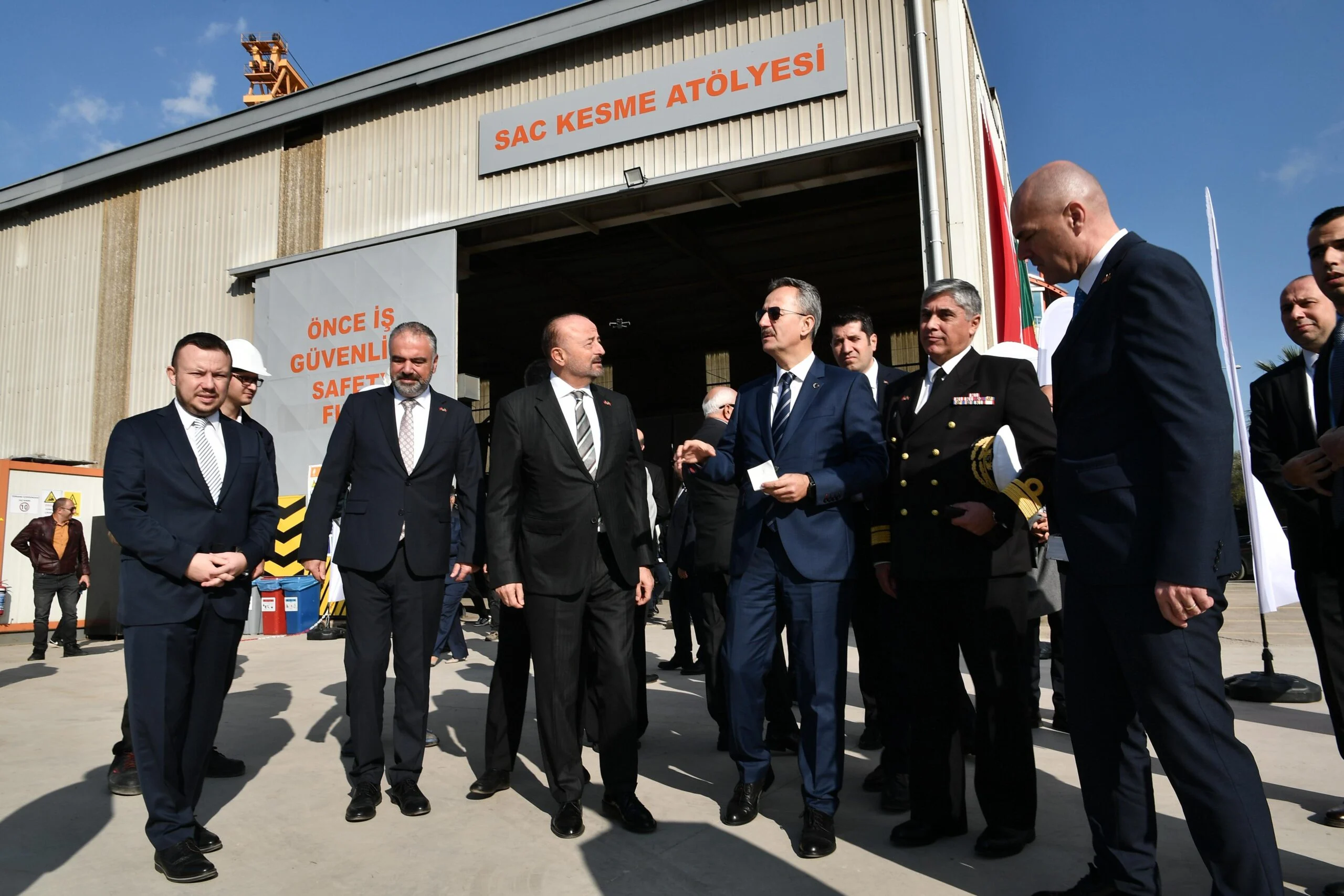 Savunma Sanayii Başkanı Görgün’den Tuzla Tersaneler Bölgesi’ne Ziyaret