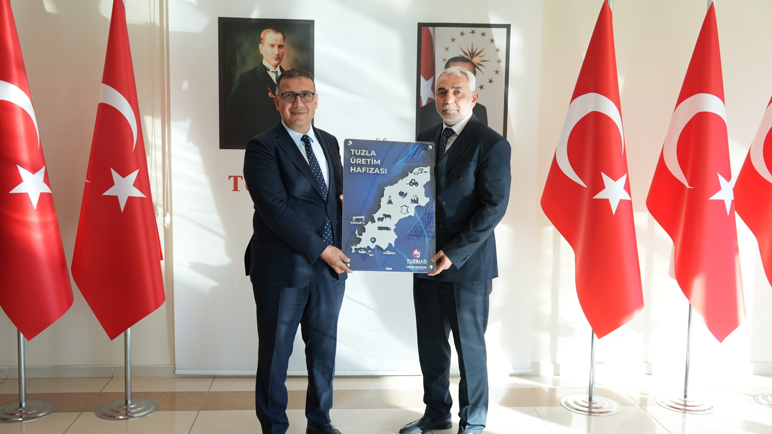 Tuzla Sanayici ve İş Adamları Derneği’nden Tuzla Kaymakamı Ümit Hüseyin Güney’e Ziyaret
