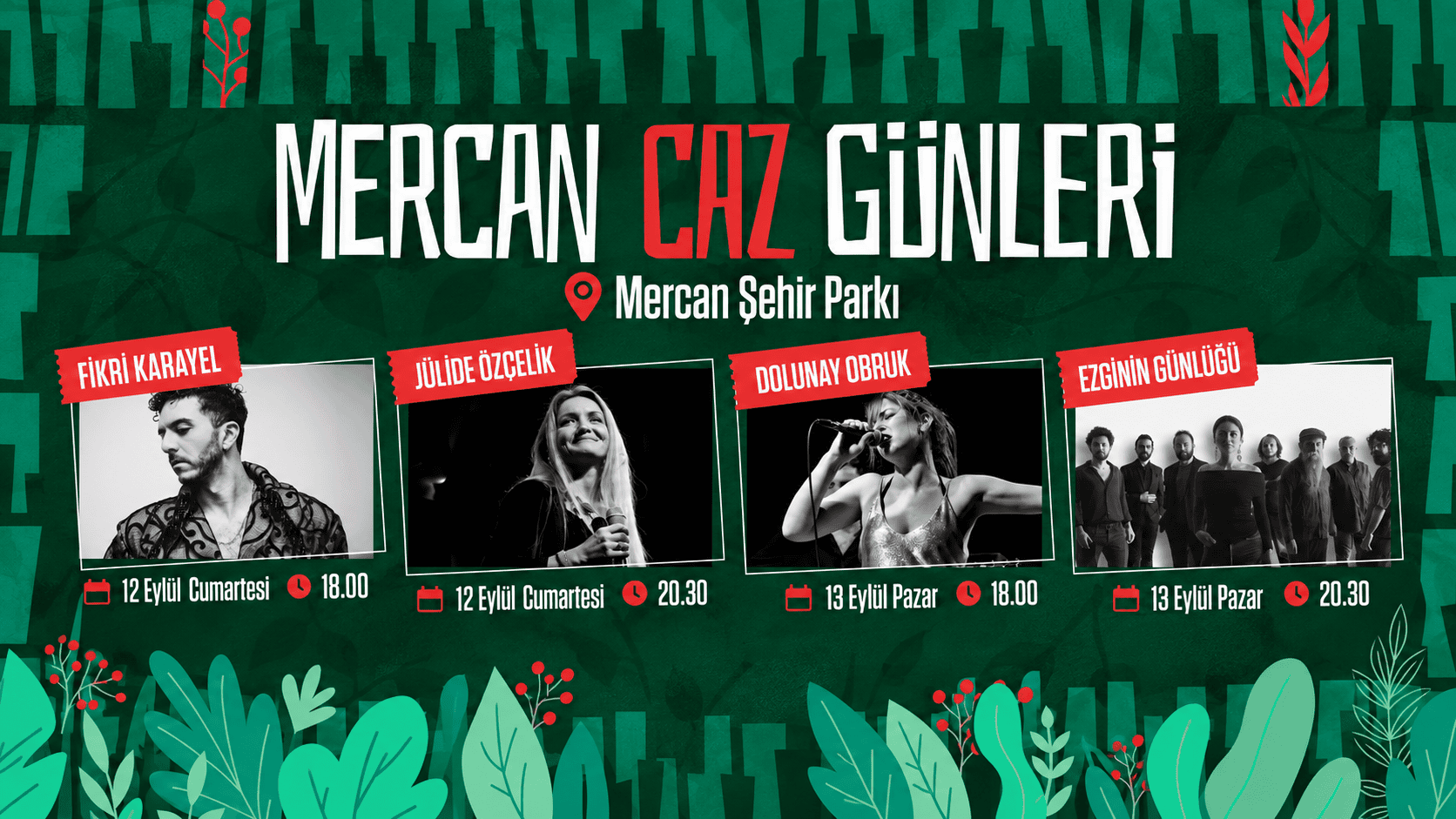 Mercan Caz Günleri 12-13 Eylül’de Üçüncü Kez Tuzla’da! Mercan Caz Günleri 12-13 Eylül’de Üçüncü Kez Tuzla’da!