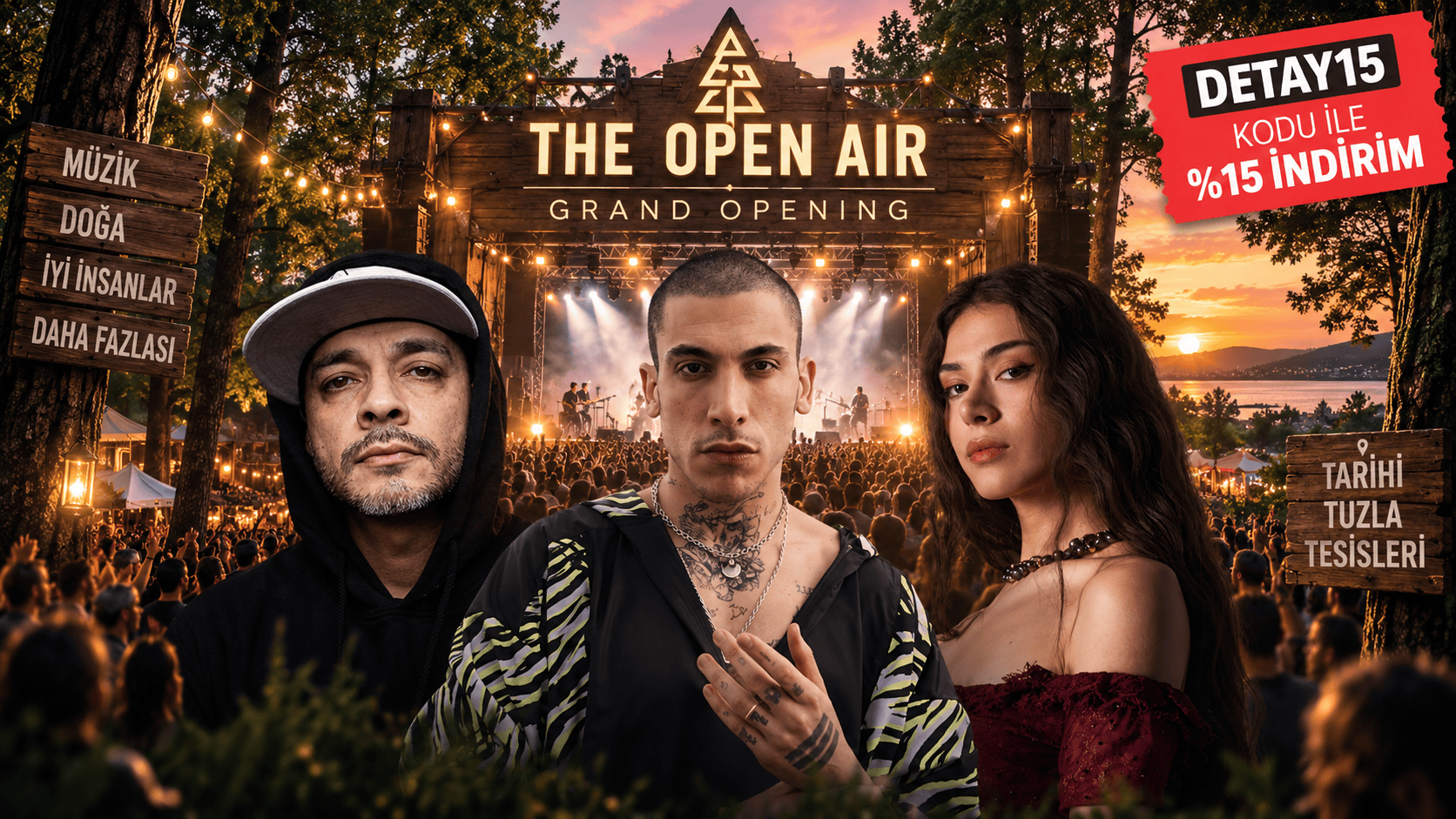 20 Eylül’de The Open Air ile Ceza, Can Bonomo ve MLisa Tuzla’da! 20 Eylül’de The Open Air ile Ceza, Can Bonomo ve MLisa Tuzla’da!
